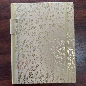 Designworks Ink floral gold foil journal